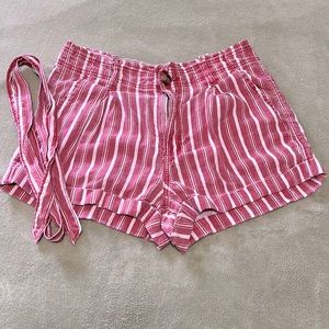 American Eagle pinstripe shorts